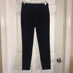 High waist denim jegging